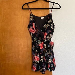 Beautiful Floral Romper size Small